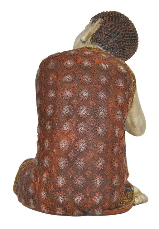 Boeddha beeld slapend gekleurd 35 cm Indisch boeddhabeeld 3