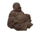 Lachende Boeddha grijs 26cm 5