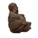 Lachende Boeddha grijs 26cm 3