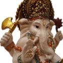 Ganesha gekleurd 15 cm 5