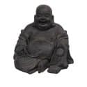 Happy Boeddha donkergrijs 46cm