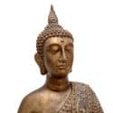 Bronskleurig Boeddhabeeld 57 cm - Boeddha Beeld zittend 3
