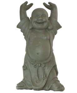 Boeddha beeld Hotei Boeddhabeeld 40 cm Grijs