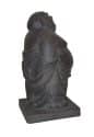 Boeddha beeld staand – happy boeddhabeeld 44 cm donkergrijs 2