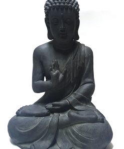 Garden Boeddha 60 cm donkergrijs