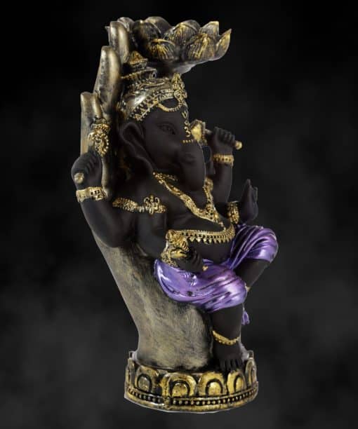 Decoratief Ganesha Waxinelichthouder Beeld 18cm 2