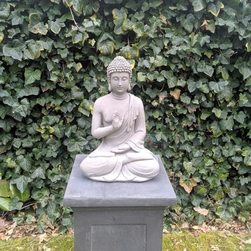Garden Boeddha 40cm grijs 2