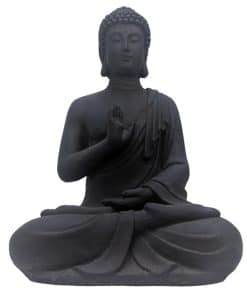 Garden Boeddha 40cm donkergrijs
