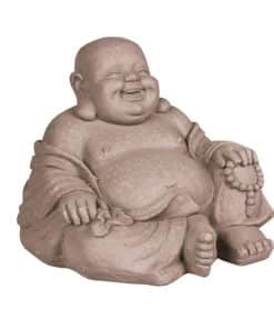 Mega grote happy Boeddha grijs 60cm