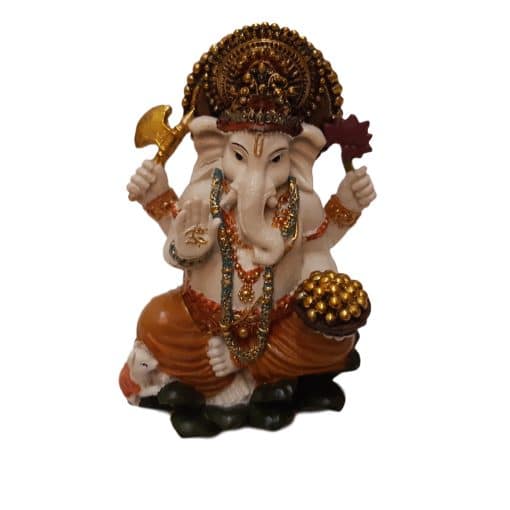 Ganesha gekleurd 15 cm 2