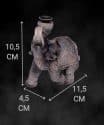 Backflow wierookhouder olifant 11.5cm 5