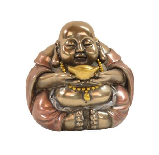 Boeddha beeld met goudschaal – happy dikbuik boeddhabeeld 3