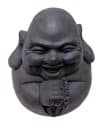 Boeddha beeld staand lachend – happy dikbuik boeddhabeeld donker grijs 46cm 6