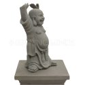 Boeddha beeld Hotei Boeddhabeeld 40 cm Grijs 6