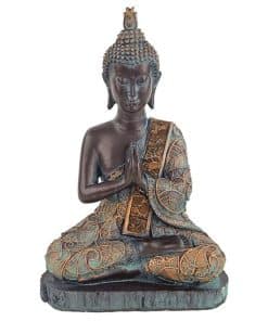 Biddende Thaise Boeddha 23cm