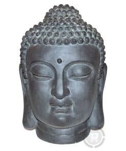 Boeddha hoofd 42 cm - Boeddha Beeld zwart