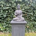 Garden Boeddha 40cm donkergrijs 4
