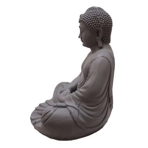 Boeddha Beeld 45 cm - Boeddhabeeld grijs Kamakura 3