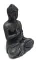 Zittende meditatie Boeddha zilver 30cm 4