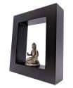 Boeddhabeeld in lijst – Boeddha meditatie brons 16 cm 2
