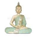 Boeddha beelden Thaise 30 cm groen polyresin