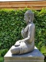Boeddha beeld - Tuinbeeld Boeddha beeld Groot Antiek Zilver 73cm 2