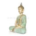 Boeddha beelden Thaise 30 cm groen polyresin 2