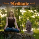 XL Boeddha Hoofd Tuinbeelden voor Buiten – Meditatie - Groot Donker Grijs Tuinbeeld - 60cm 8