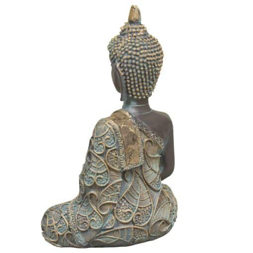 Thaise Meditatie Boeddha antique 15cm 3