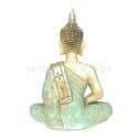 Boeddha beelden Thaise 30 cm groen polyresin 4