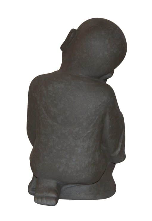Kindermonnik boeddha sleeping grijs 42cm 5