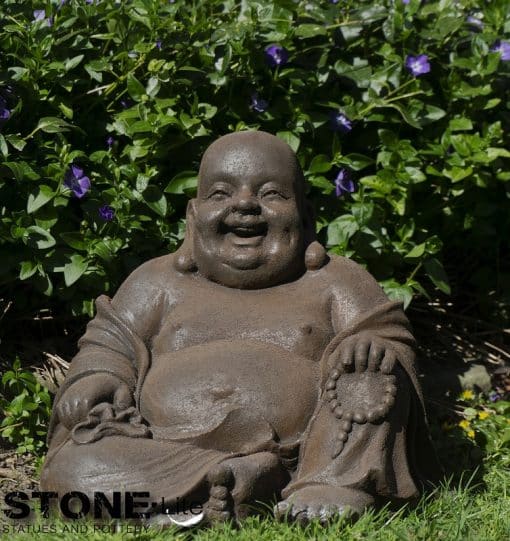 Lachende Boeddha als boeddha beeld 46cm