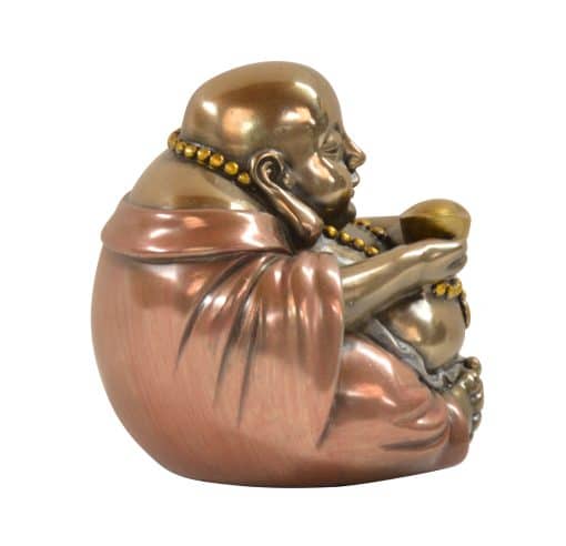 Boeddha beeld met goudschaal – happy dikbuik boeddhabeeld 4