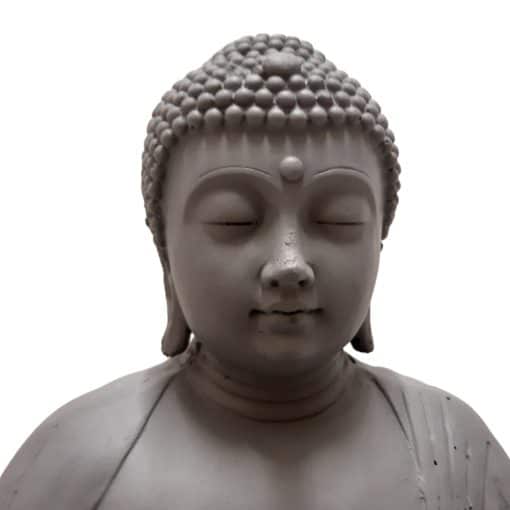 Boeddha Beeld 45 cm - Boeddhabeeld grijs Kamakura 2