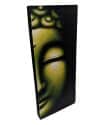 Schilderij wanddecoratie boeddha hoofd – schilderijen op canvas boeddha 60 cm groen 4