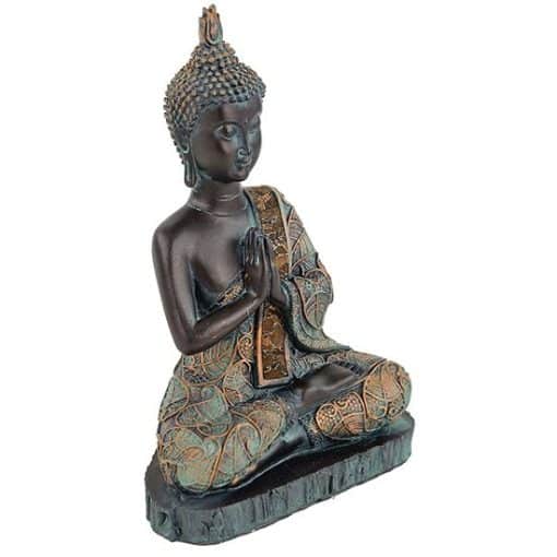 Biddende Thaise Boeddha 23cm 2