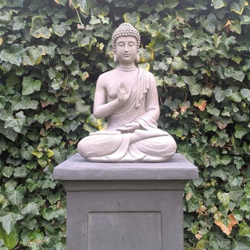 Garden Boeddha 40cm grijs 3