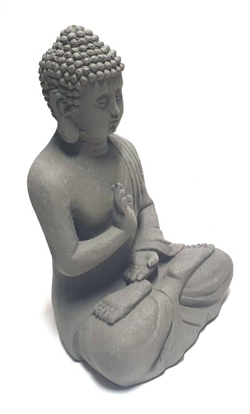 Boeddha beeld tuin zittend – 29 cm groot boeddhabeeld 4